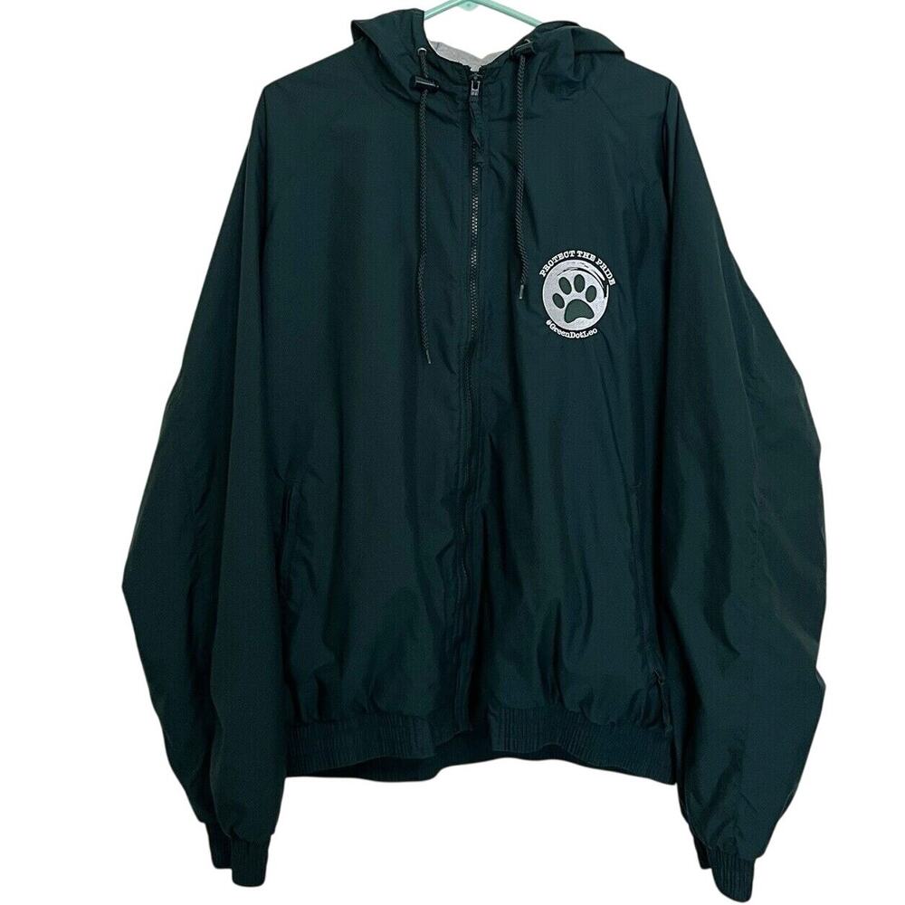 Saint Leo University Protect The Pride #greendotleo Full Zip Hoodie XL Sweater